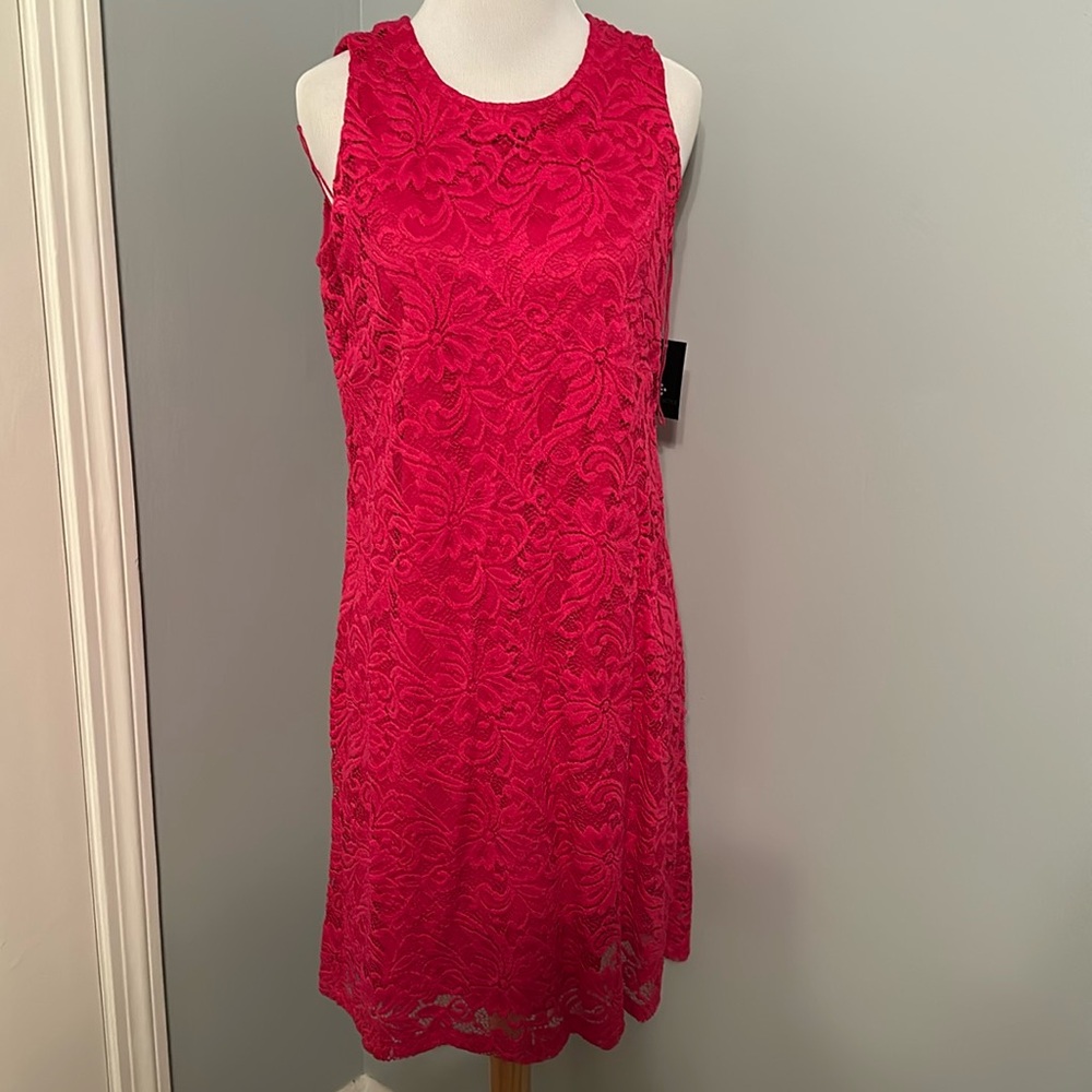 Brand New with Tags Pink lace dress